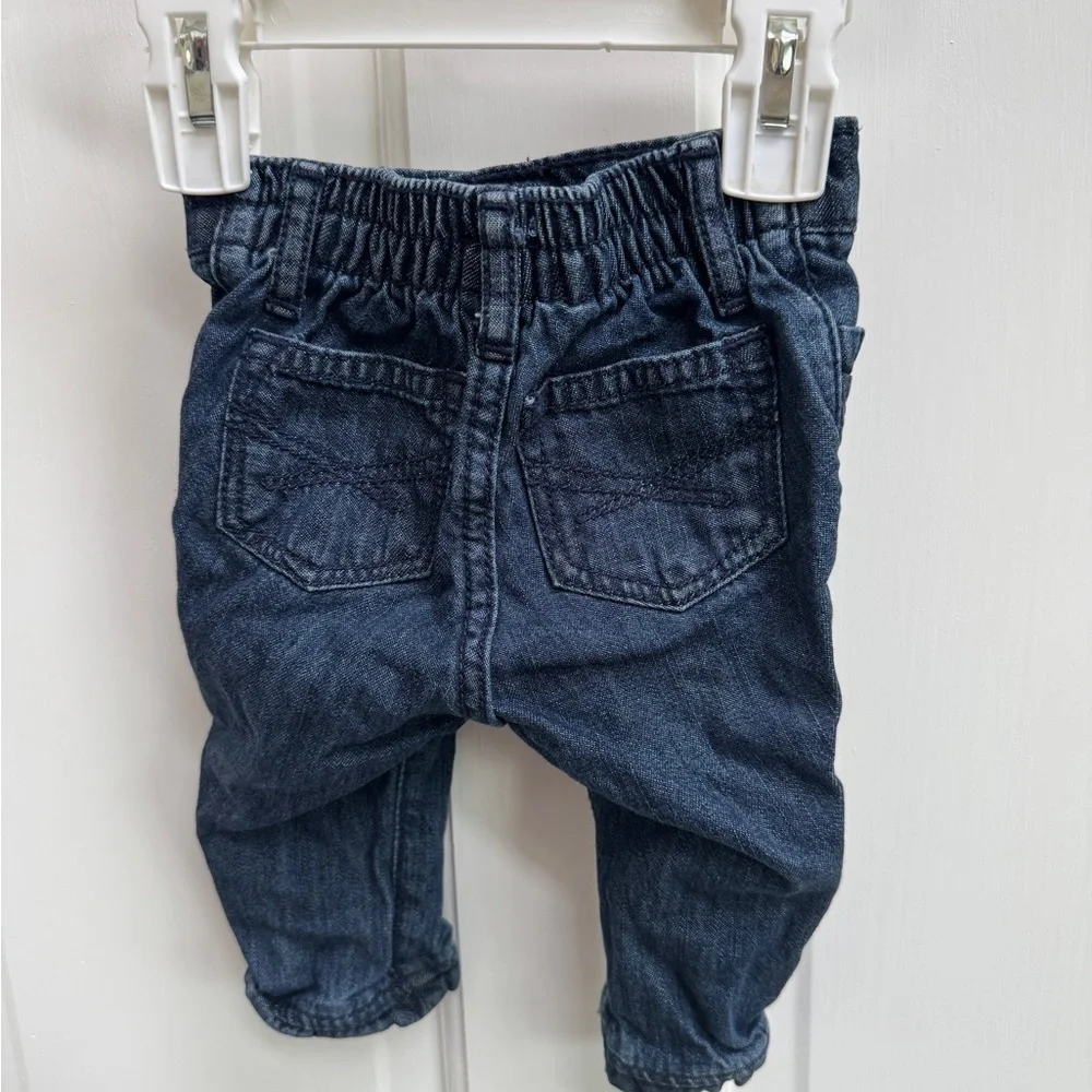 NWOT Baby Gap 3-6M Girls Denim Jeans Pants